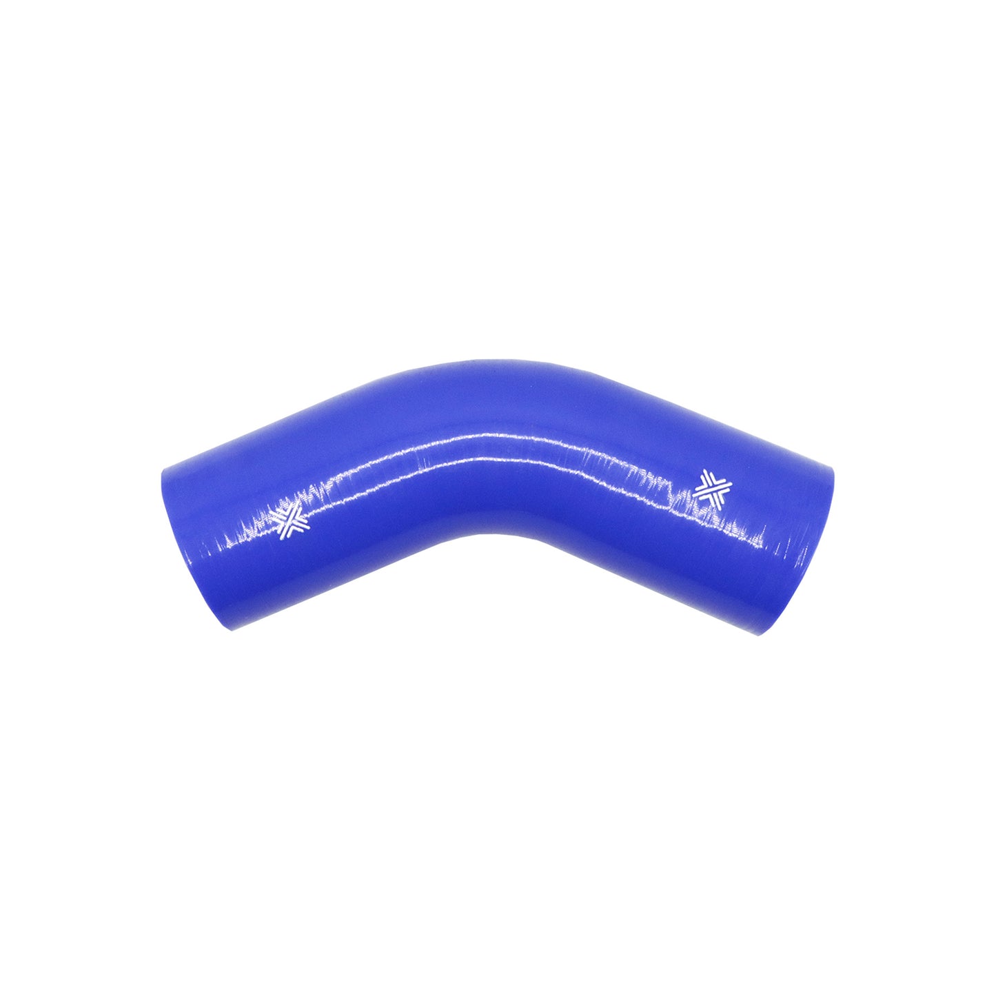 Pipercross Blue 45° 76mm Bore, 152mm Leg Length Silicone Hose (FCL04043)