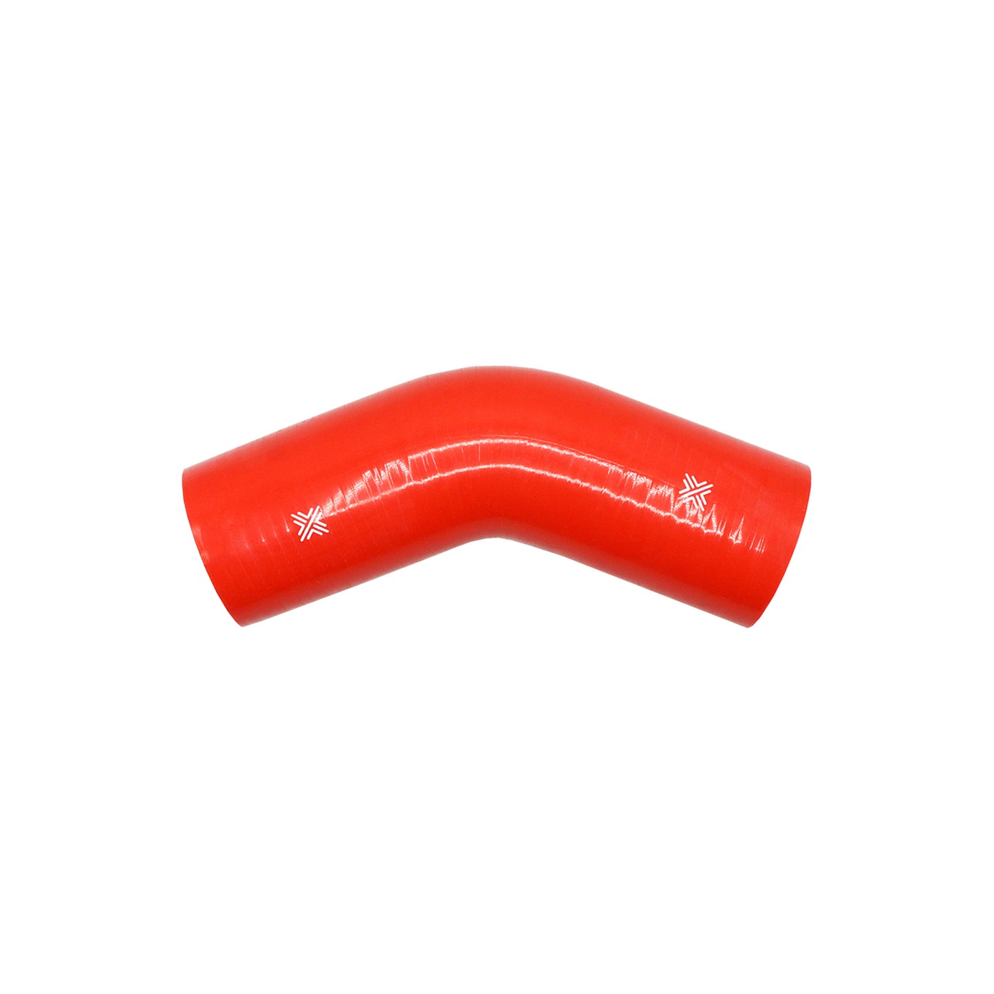 Pipercross Red 45° 76mm Bore, 152mm Leg Length Silicone Hose (FCL04044)