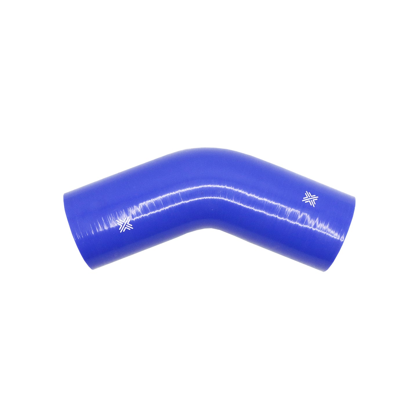 Pipercross Blue 45° 80mm Bore, 152mm Leg Length Silicone Hose (FCL04046)