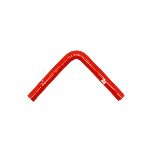 Pipercross Red 90° 12mm Bore, 152mm Leg Length Silicone Hose (FCL04056)