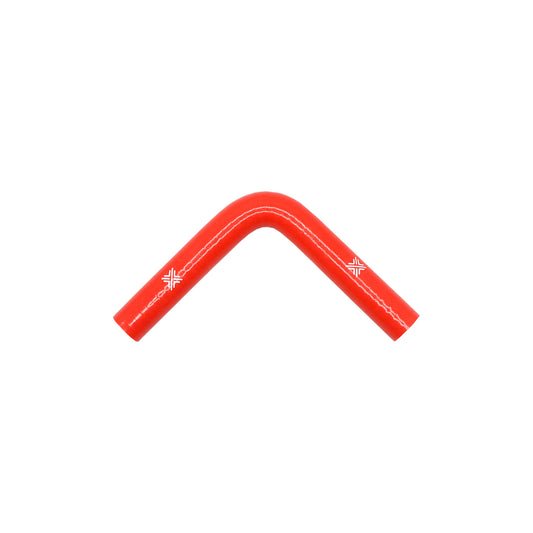 Pipercross Red 90° 19mm Bore, 152mm Leg Length Silicone Hose (FCL04062)