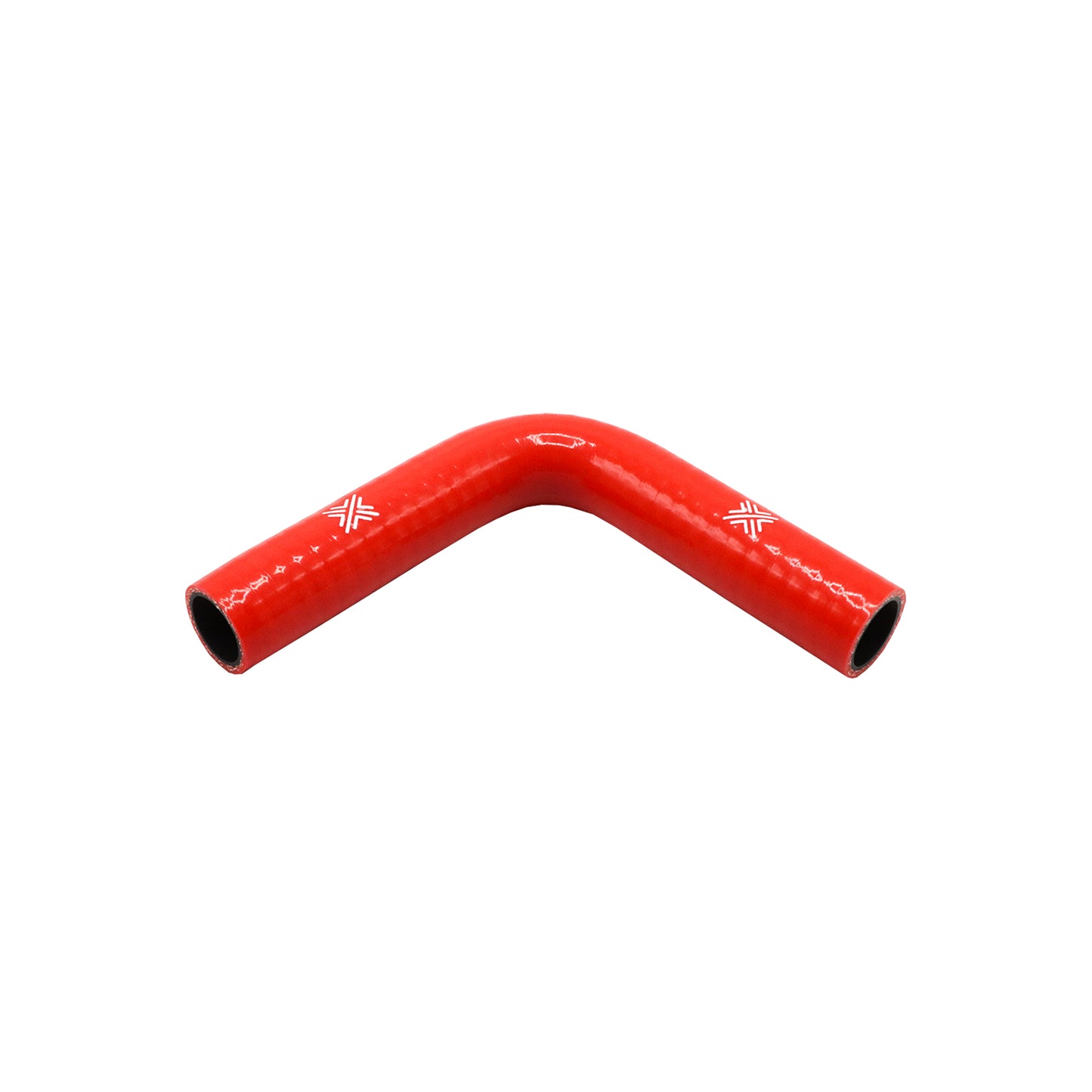 Pipercross Red 90° 25mm bore, 152mm leg length silicone hose (FCL04065)