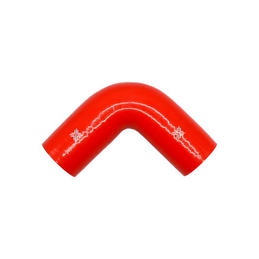 Pipercross Red 90° 63mm Bore, 152mm Leg Length Silicone Hose (FCL04080)