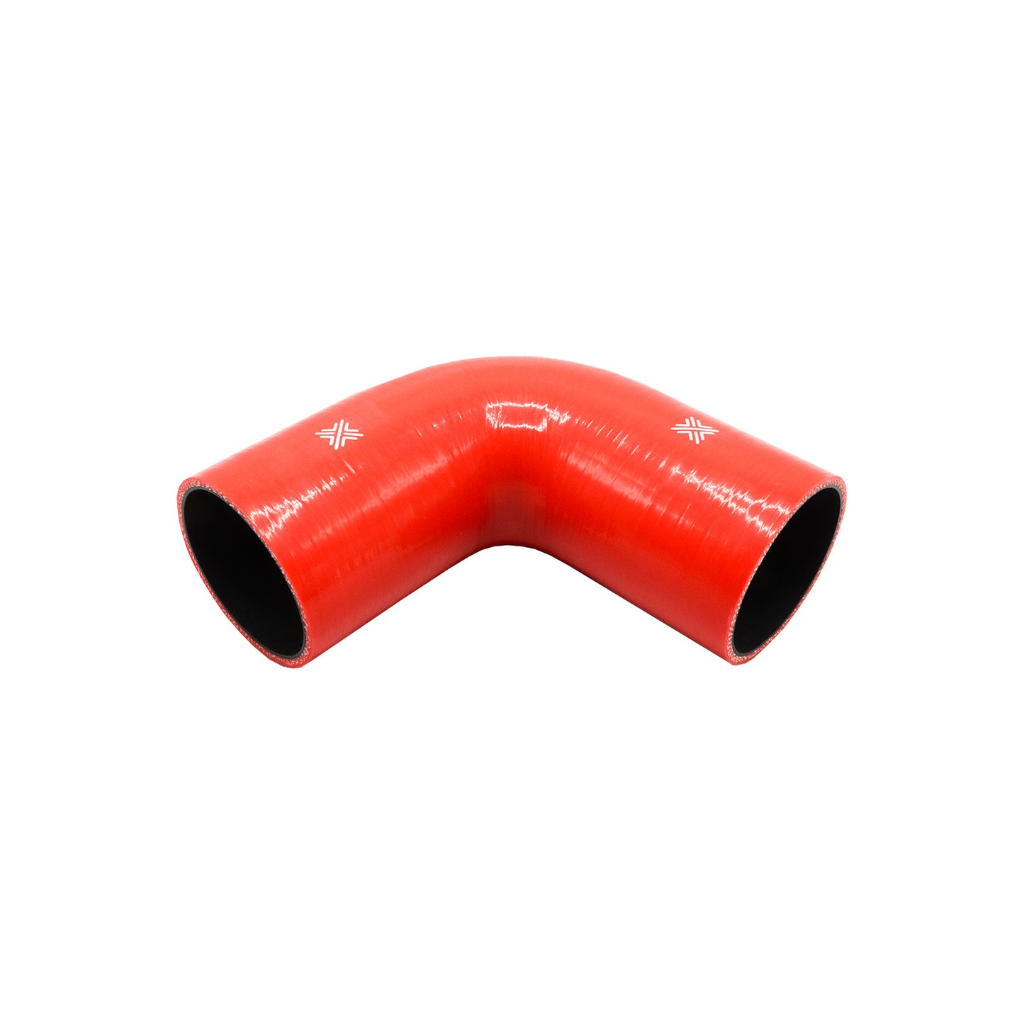Pipercross Red 90° 76mm Bore, 152mm Leg Length Silicone Hose (FCL04086)