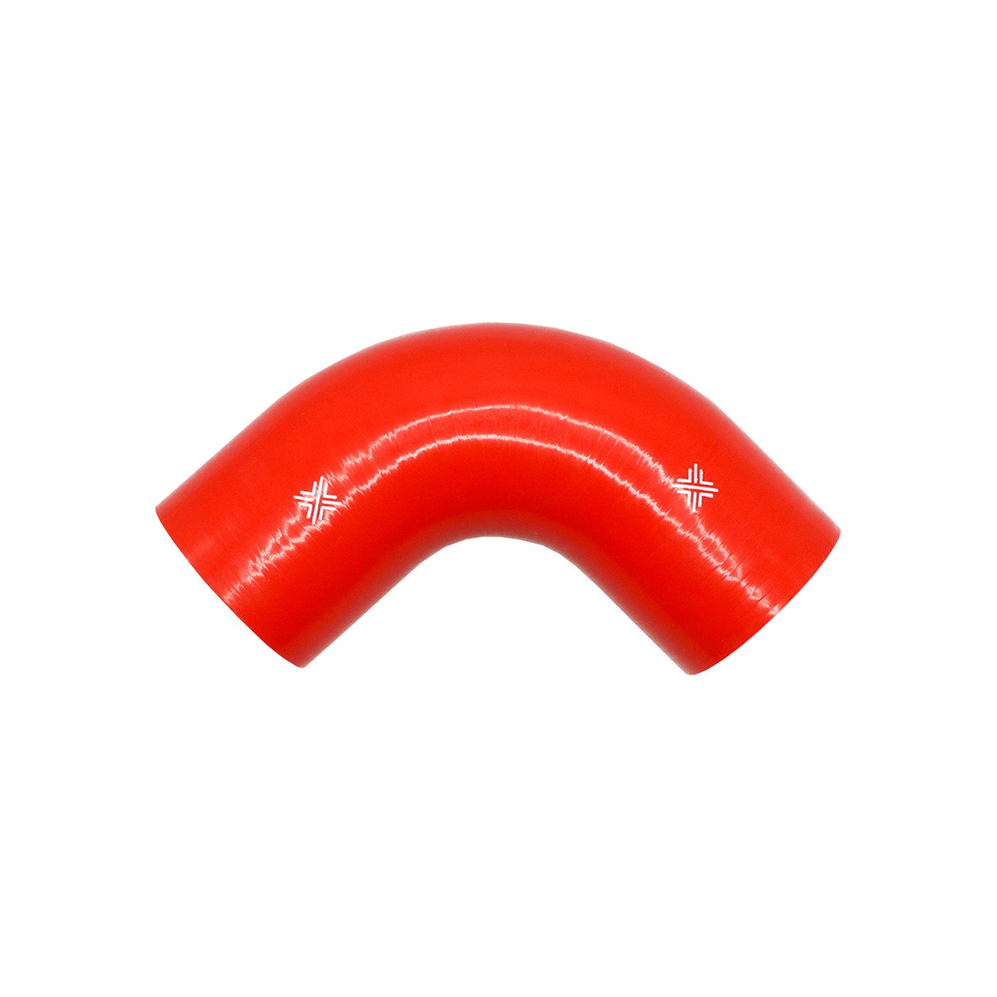 Pipercross Red 90° 80mm Bore, 152mm Leg Length Silicone Hose (FCL04089)