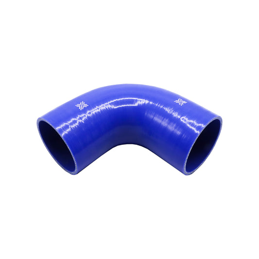 Pipercross Blue 90° 89mm Bore, 152mm Leg Length Silicone Hose (FCL04091)